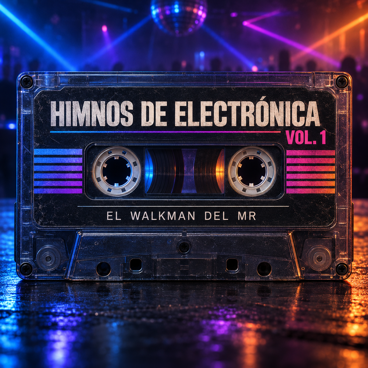 Cassette artwork for Electronic Music Anthems — Vol. 1